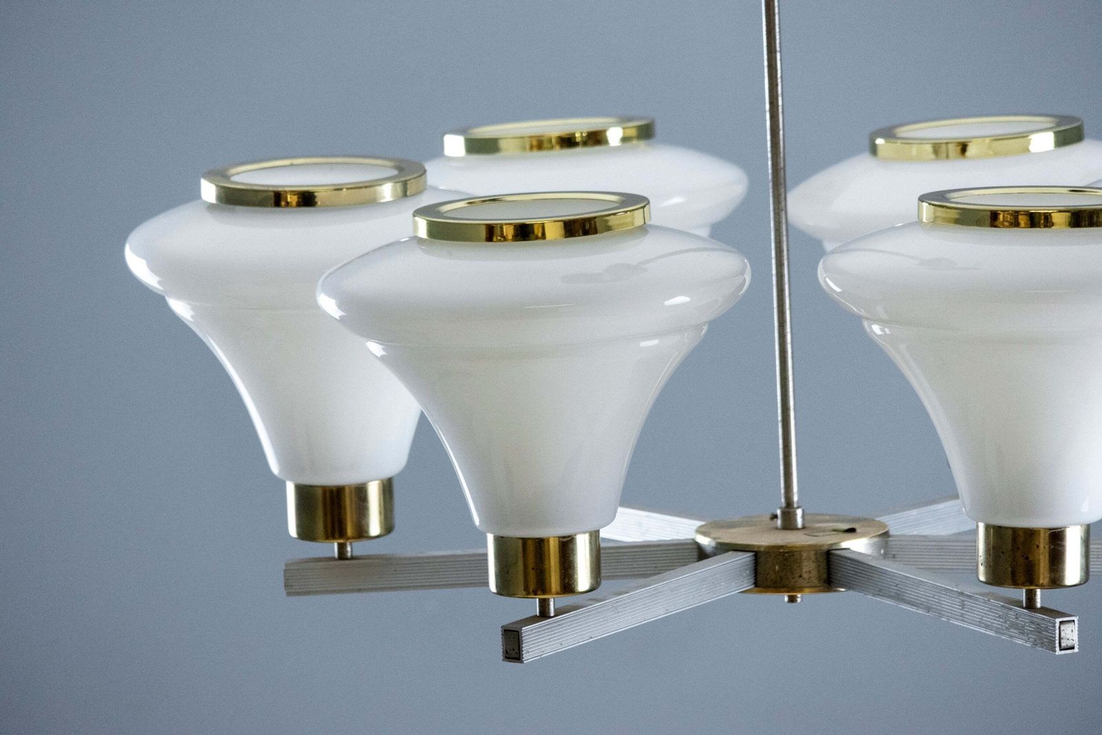 Chandelier, Josef Hůrka, 1960s, Czechoslovakia photo Lighting