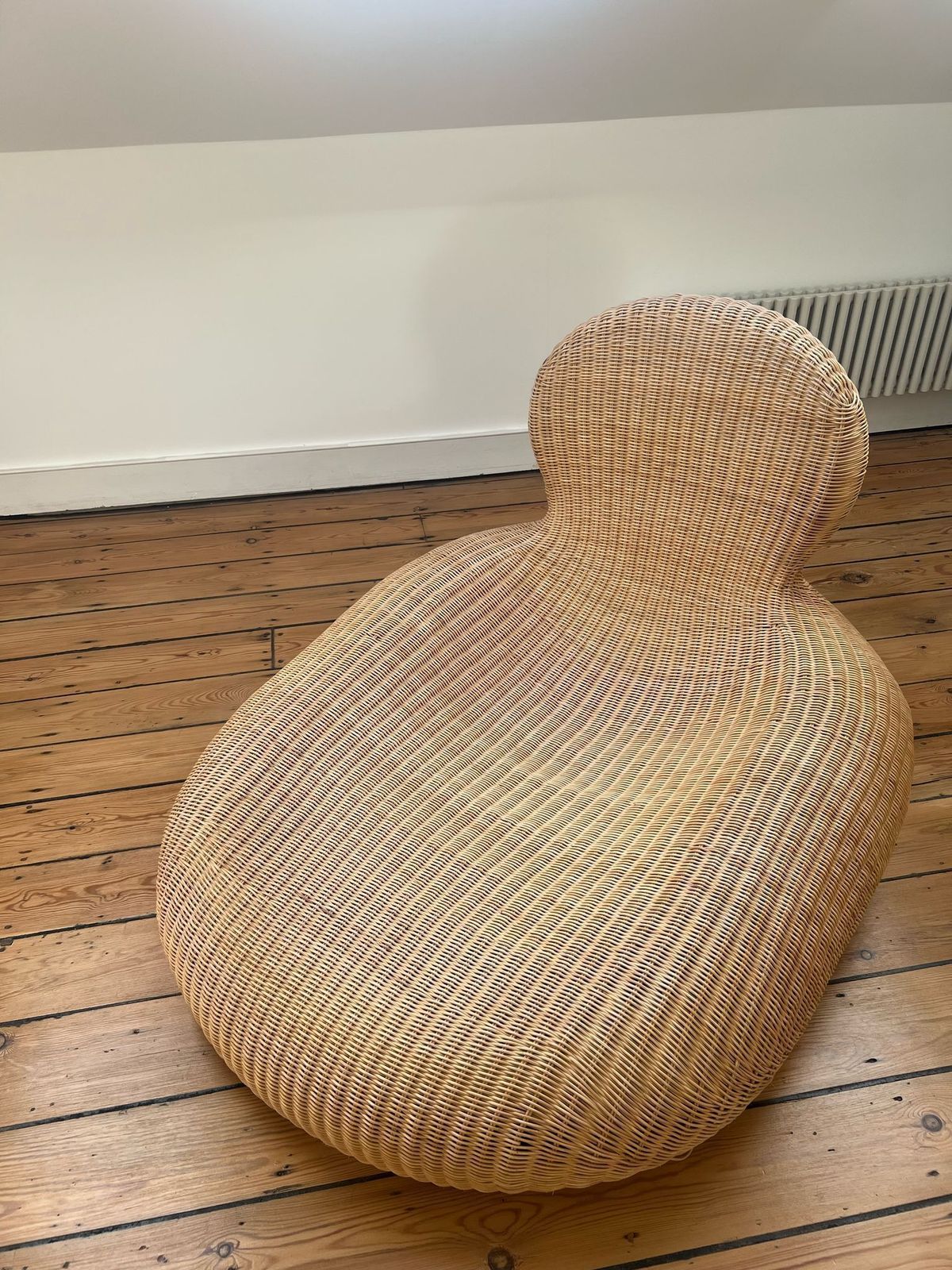 Ikea Produced Storvik Rattan Cane Wicker Lounge Chair By Carl öjerstam, 2000's