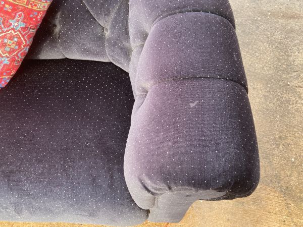 A Charming Vintage 2 Seater Chesterfield Sofa photo for sale