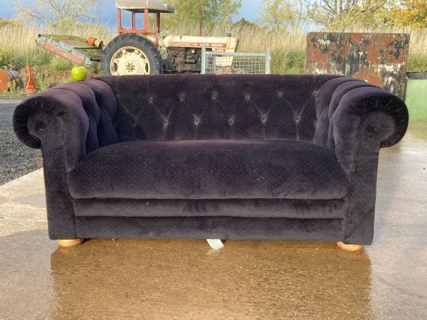 A Charming Vintage 2 Seater Chesterfield Sofa photo buy