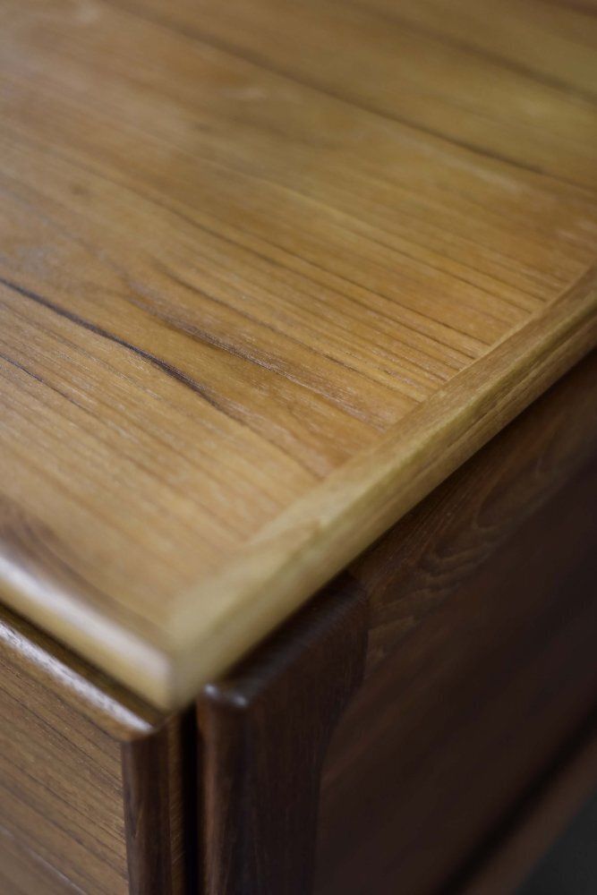 photo vintage Vintage Danish Teak Desk By Arne Vodder For Gv Møbler, 1960s