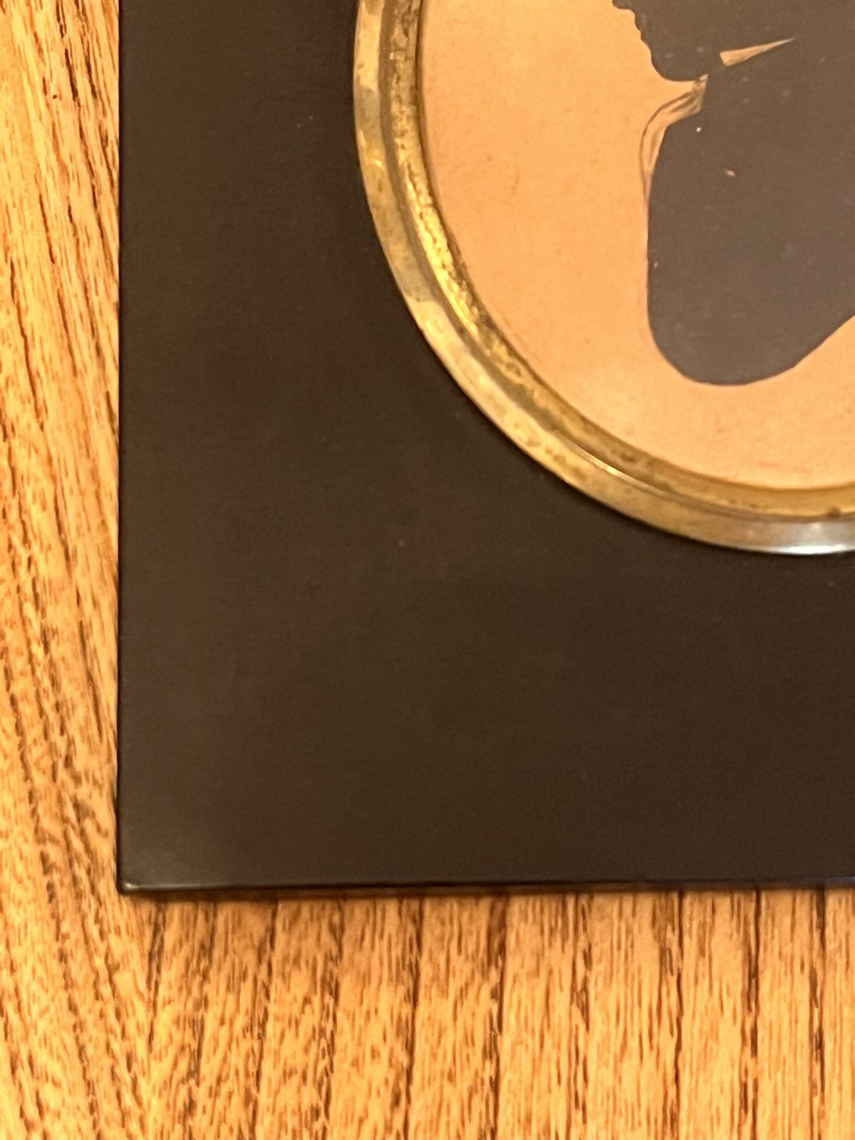 Georgian Framed Miniature Silhouette Painting photo for sale