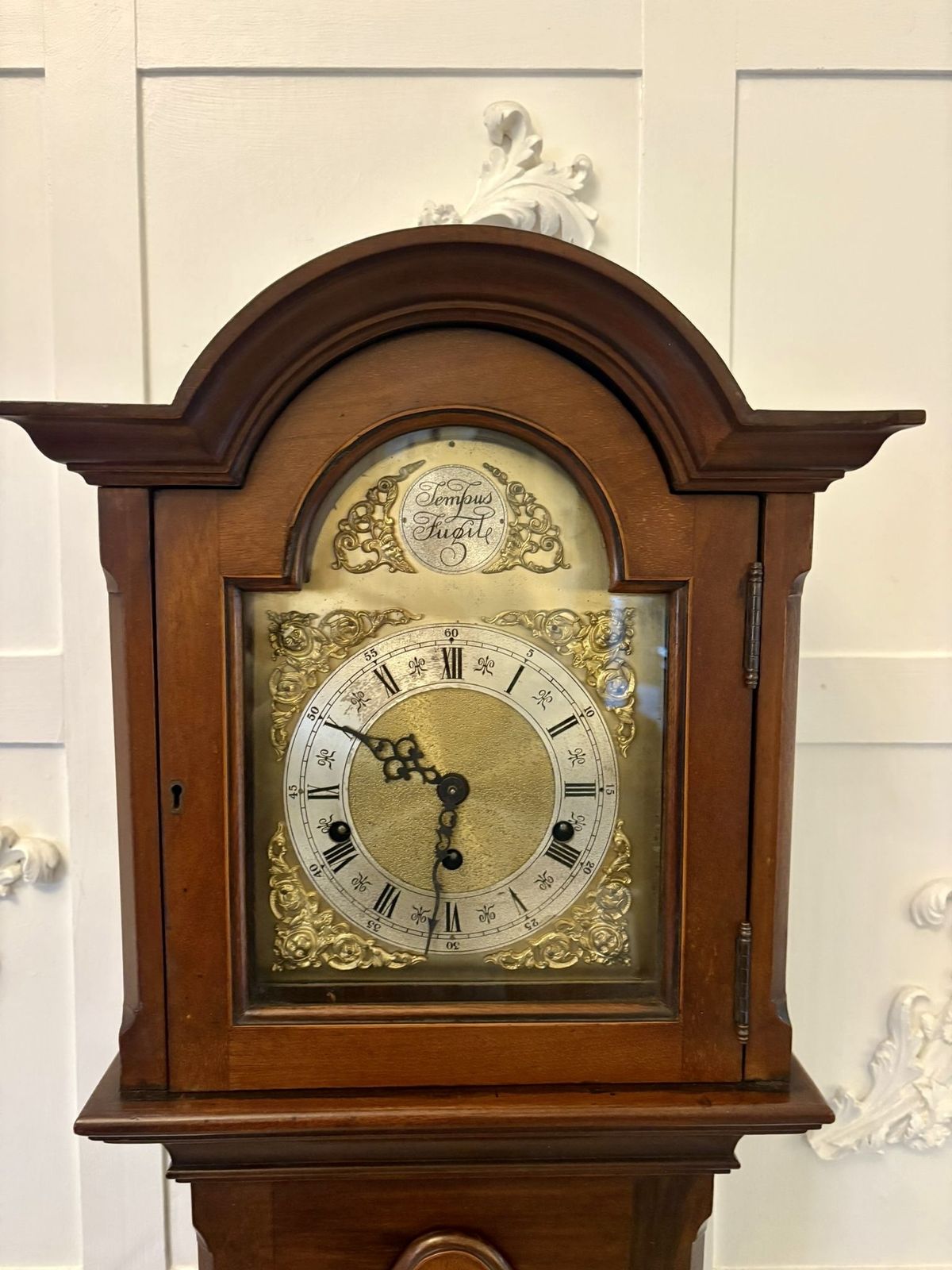 Antique Early 20th Century Inlaid Mahogany Longcase Clock photo buy