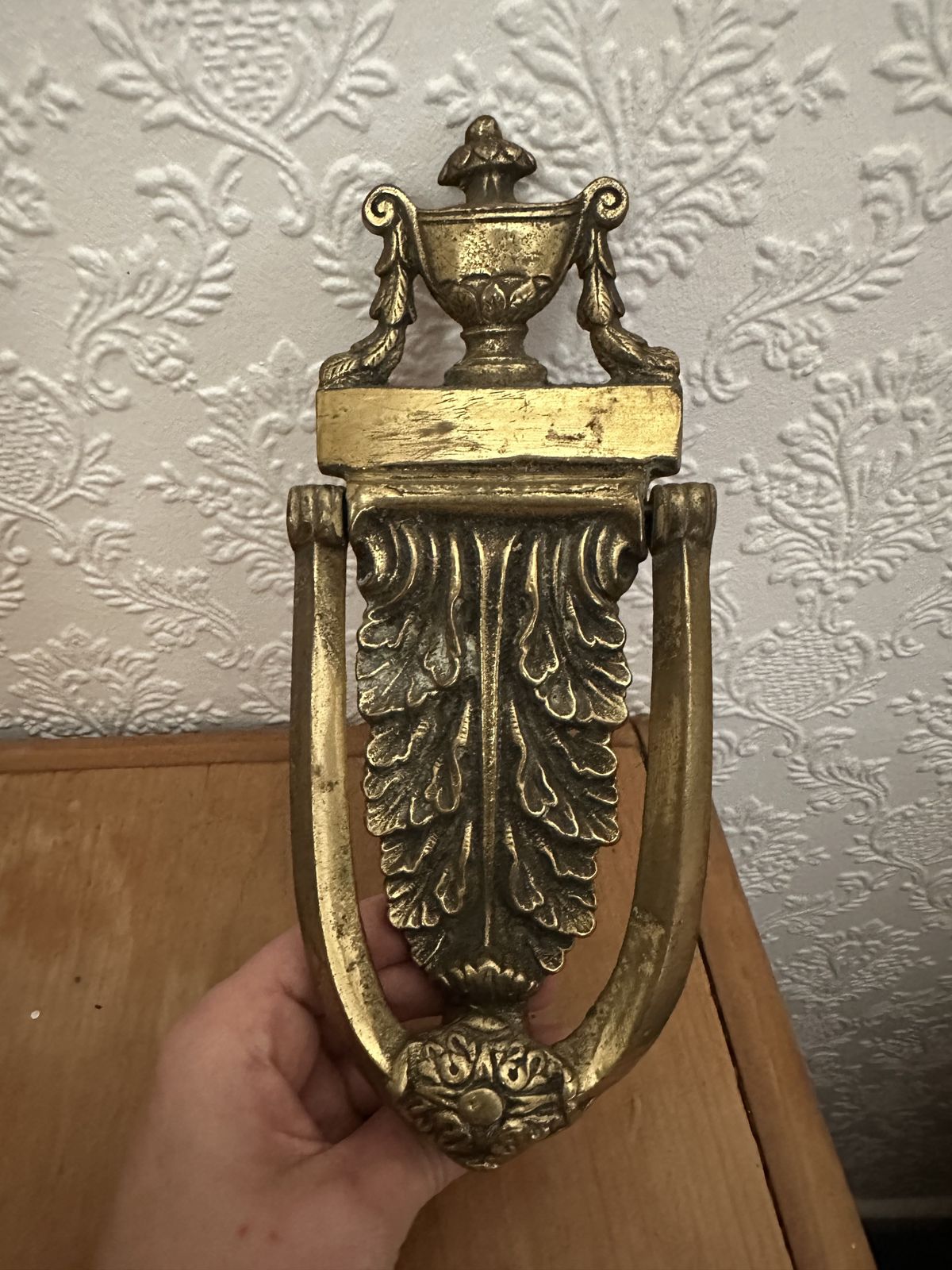Antique 19th Century Brass Door Knocker photo buy