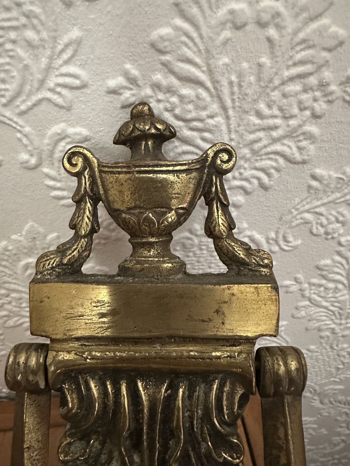 50.0 Antique 19th Century Brass Door Knocker photo