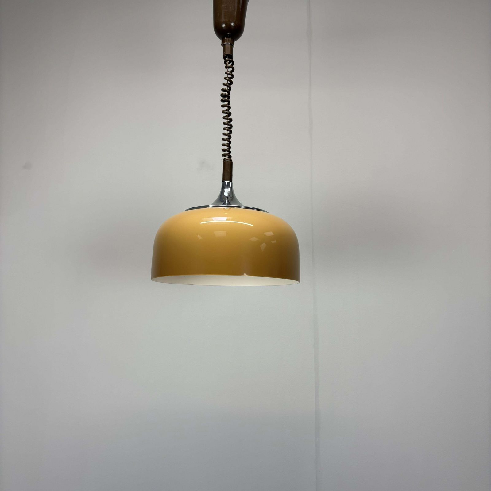 Mid Century Pendant By Meblo, Harvey Guzziny, 1970s, Italy photo vintage