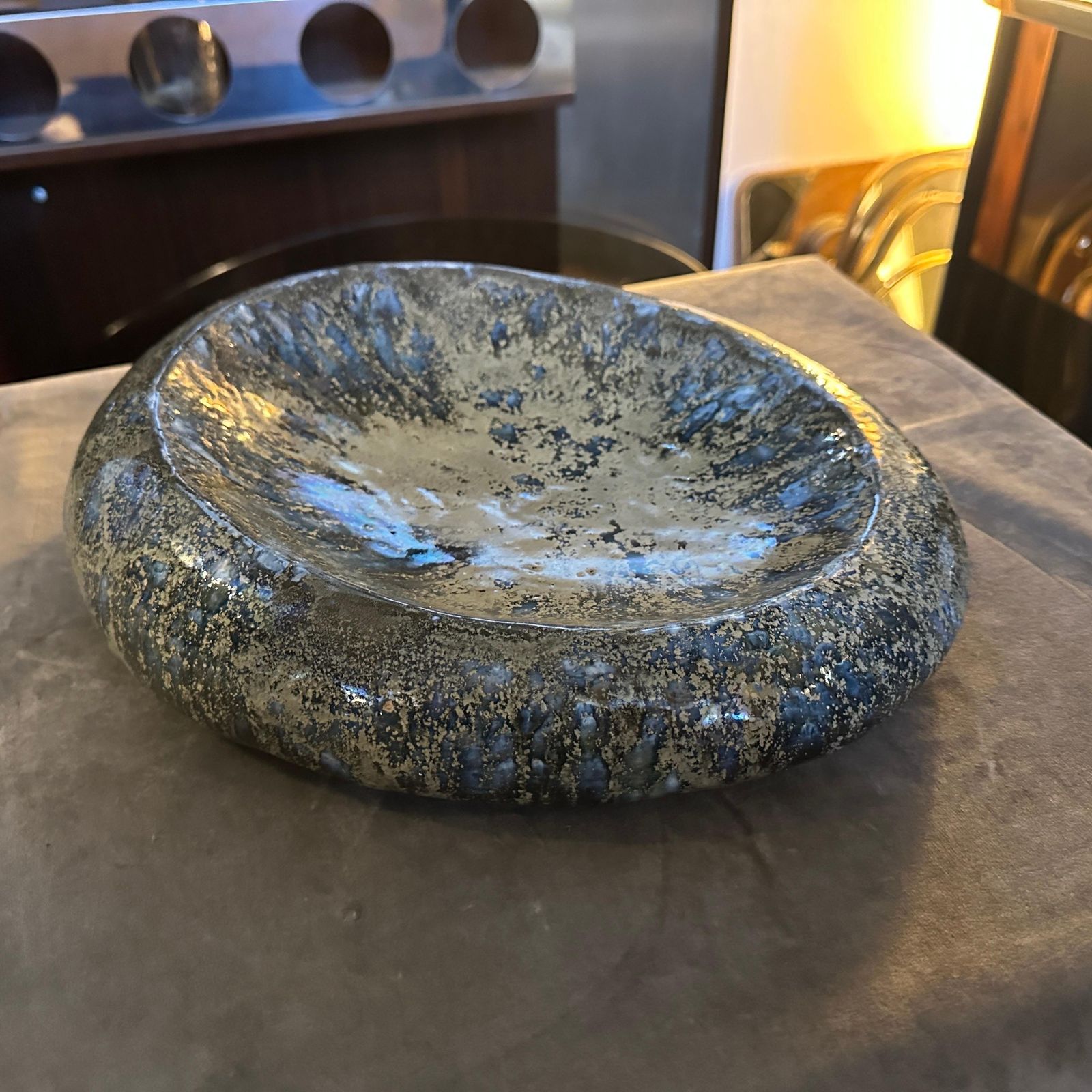 1008.0 1971 Organic Modern Ceramic Centerpiece By Arnaldo Miniati photo