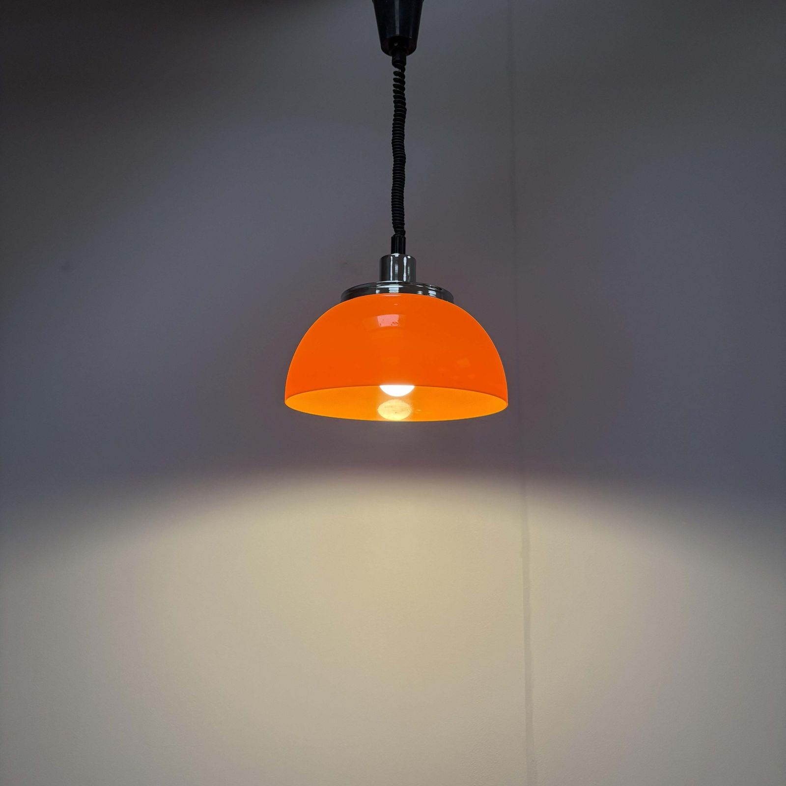 Mid Century Pendant By Meblo, Harvey Guzziny, 1970s, Italy photo buy