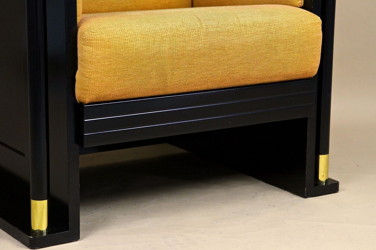 20th Century Art Nouveau Black Armchair, School Of Josef Hoffmann, At Ca. 1910 photo buy