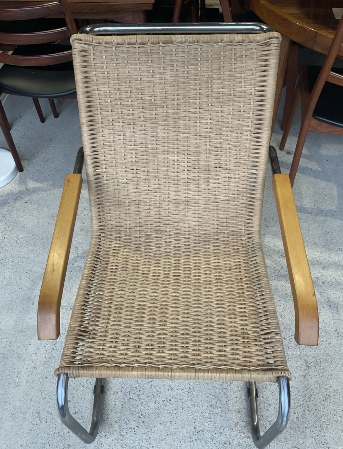 Bauhaus Design Armchair, Model B35, Designed By Marcel Breuer For Thonet 1929 photo Furniture