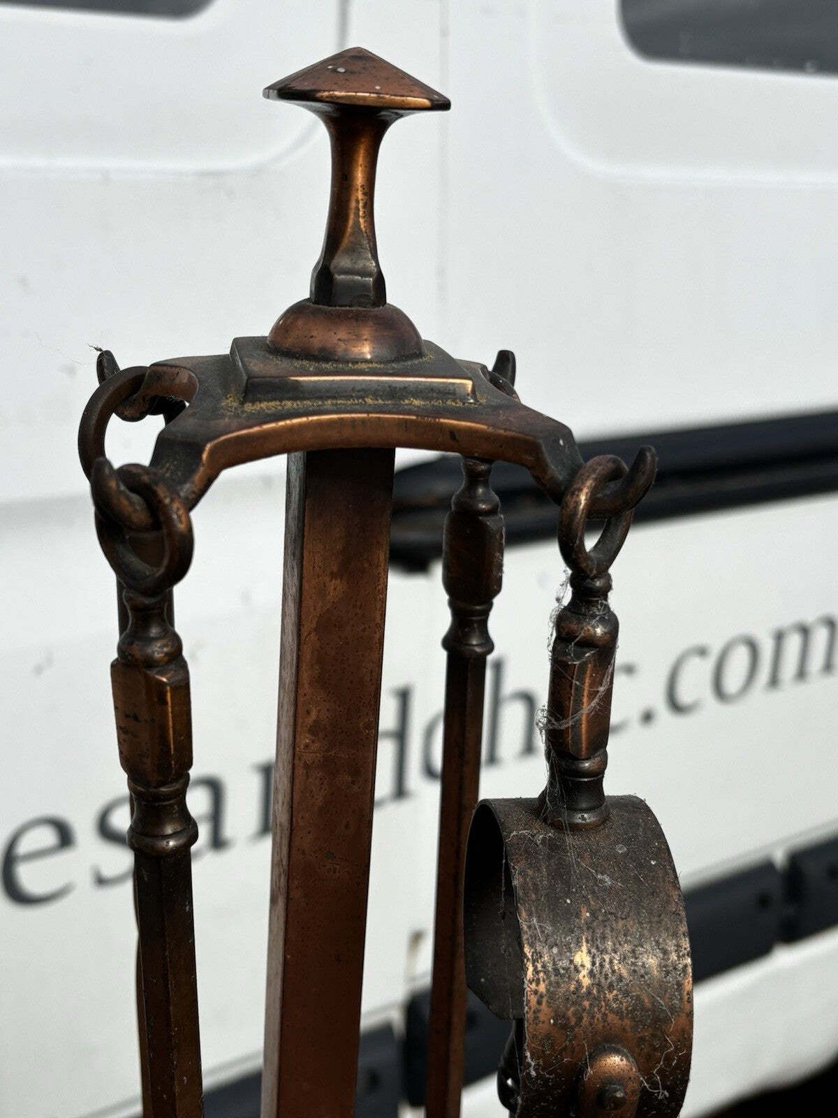 Art Deco Companion Set Of Fire Tools photo buy
