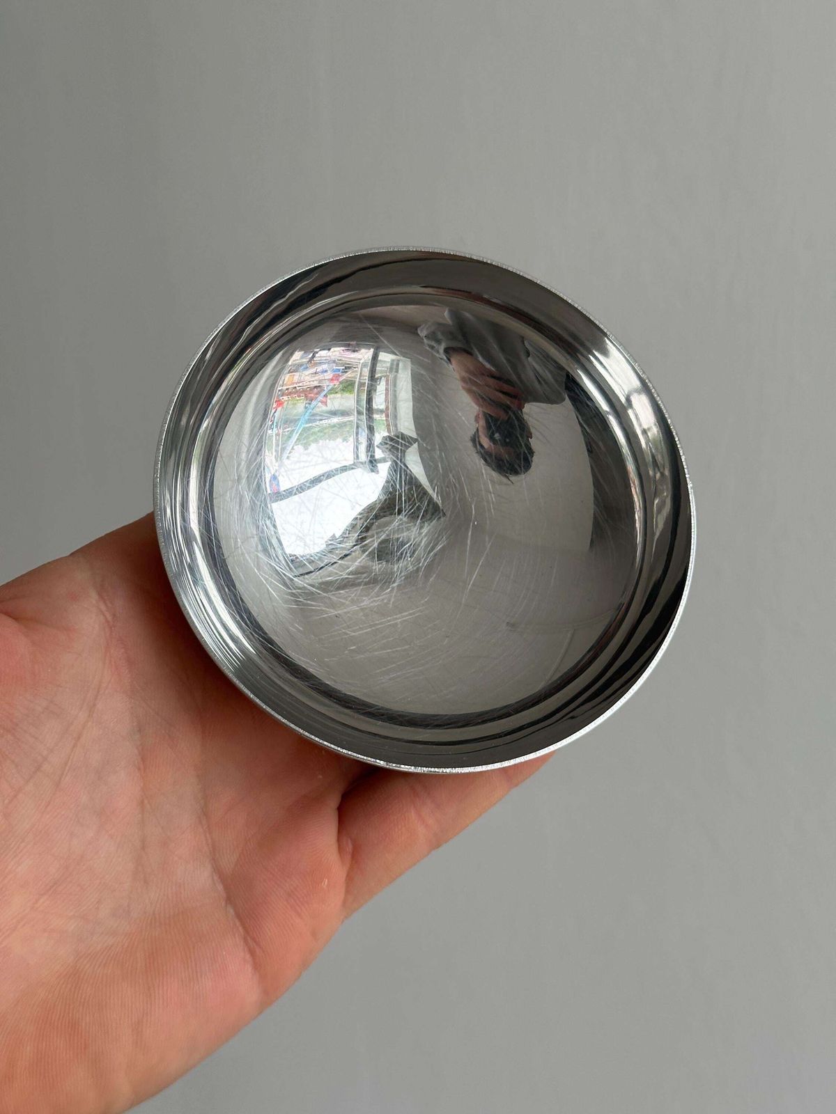 6 coupes sur pied en acier inoxydable, style Letang Remy, fabrication française, art de la table en métal, service à dessert, idée cadeau photo vintage