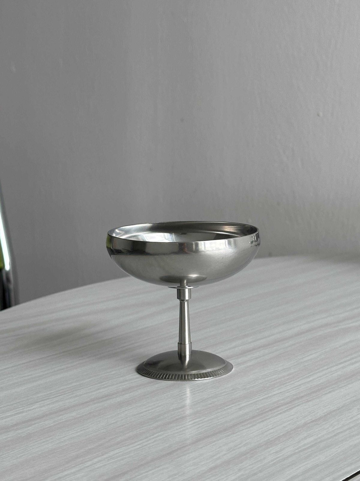 Set Of 6 18/10 Stainless Steel Metal Bowls, Antique Chic Tableware, Timeless Decor, Wedding Scenography, French Tableware photo for sale