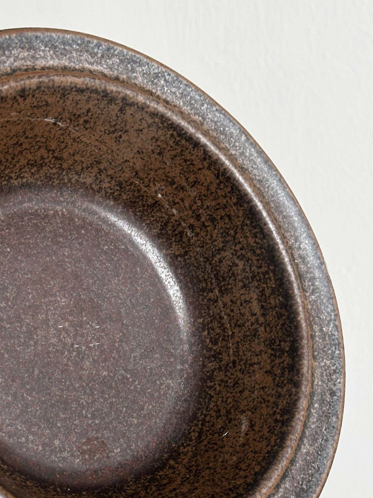 photo furniture Set Of 6 Dark Brown Glazed Stoneware Bowls, Bowls For Starters Or Desserts, Raw And Elegant Table Decoration, Dark Elegant Table