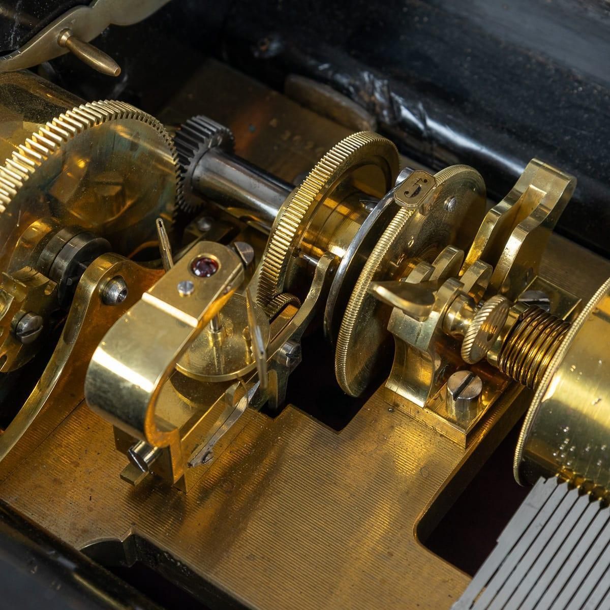 photo buy Antique 19thc Swiss Made Cylinder Music Box By Lecoultre Frères Of Geneva C.1880