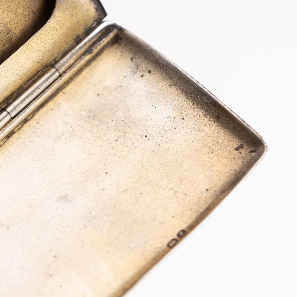 Antique 20thc English Solid Silver & Gold Business Card Case, Chester C.1911 photo vinterior