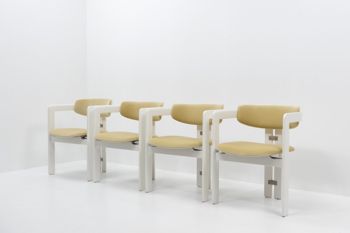 Furniture Italian Design Pamplona Chairs By Augusto Savini, 1970s photo