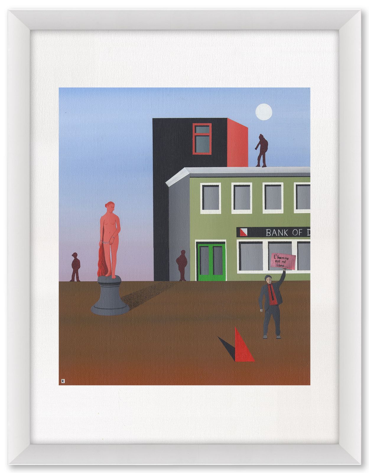 Uncanny Surrealist Painting By Celebrated English Outsider