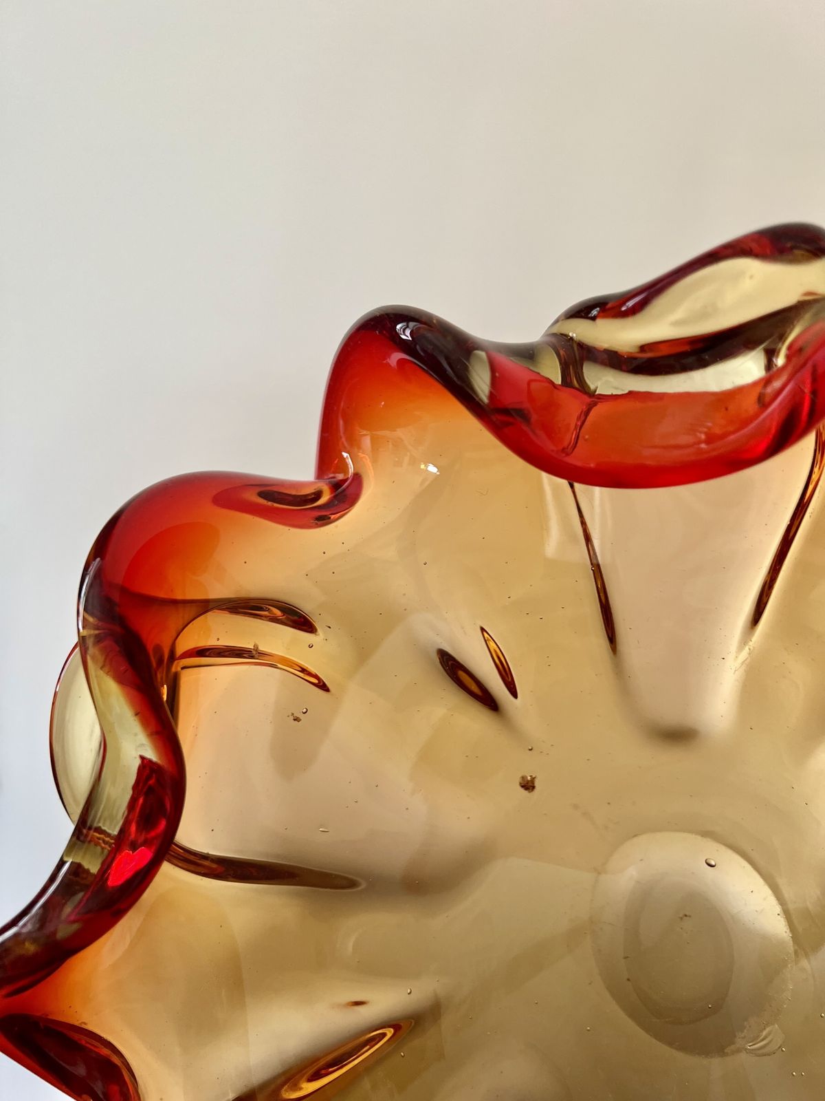 Mid Century Murano Glass Bowl, 1950s photo 160.0