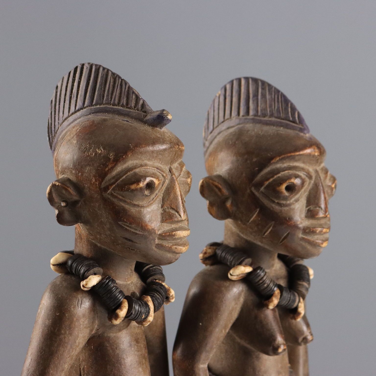 Ibediji Twins Wood Youruba Art Nigeria Third Quarter XX Century photo for sale