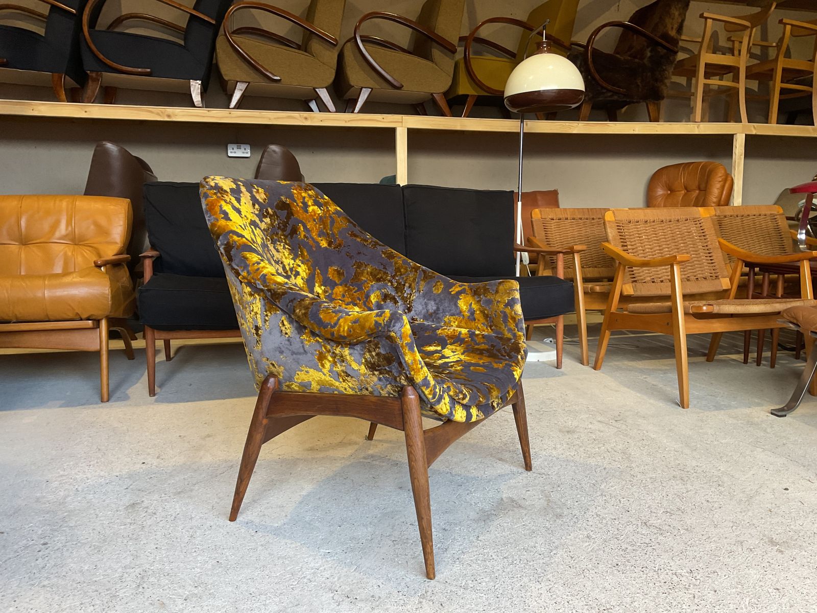 Hungarian Armchair By Julia Gaubek 1950