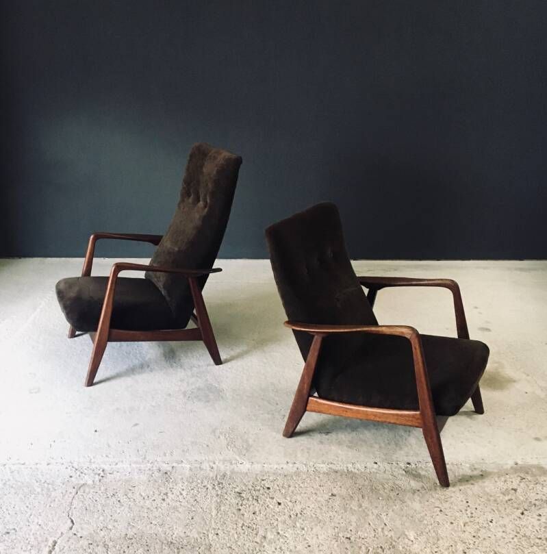 photo for sale Rock Siësta Lounge Chair Set Van A. Relling En T. Bekken Voor Arnestad Bruk, Noorwegen 1957