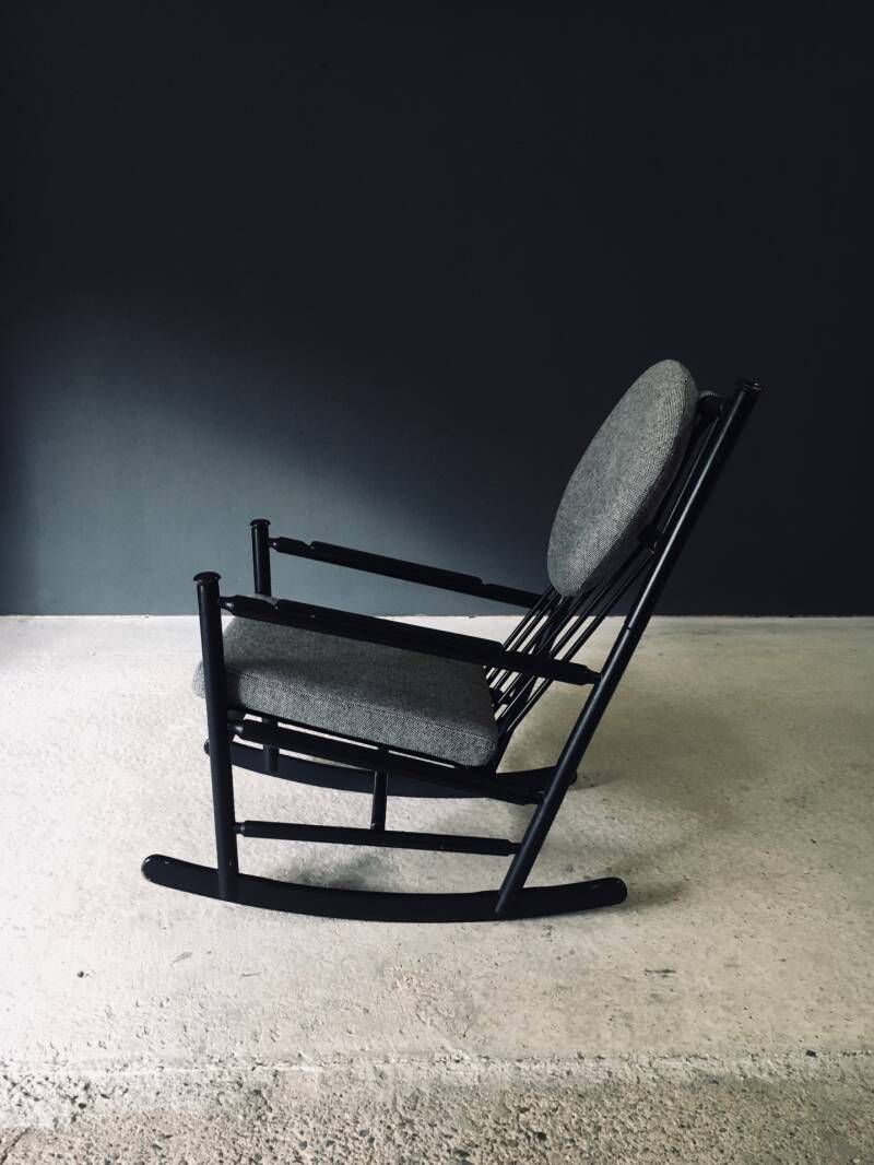 Mid Century Modern Scandinavische Design Schommelstoel, Zweden, Jaren 1960 photo vintage