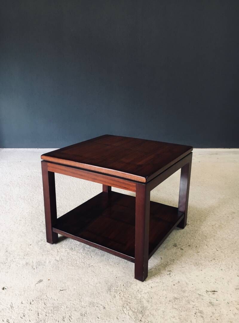 Postmodern Design Bamboo Side Table By Axel Vervoordt, Belgium 1980's