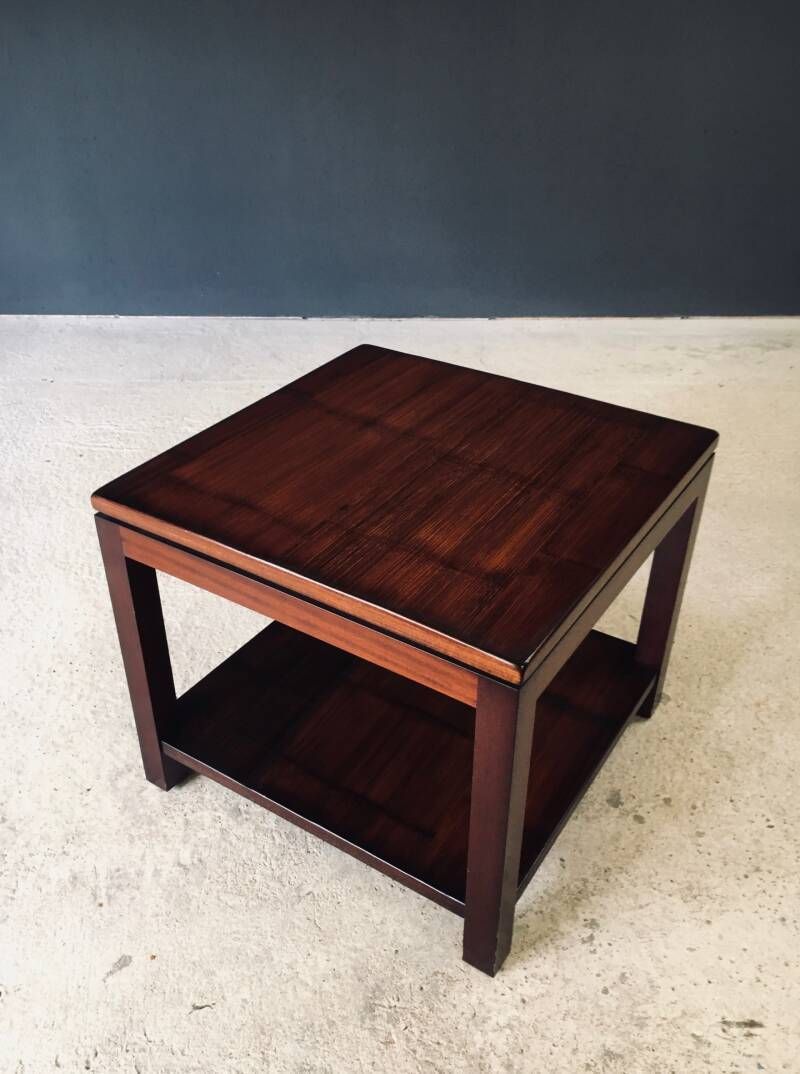 photo furniture Postmodern Design Bamboo Side Table By Axel Vervoordt, Belgium 1980's
