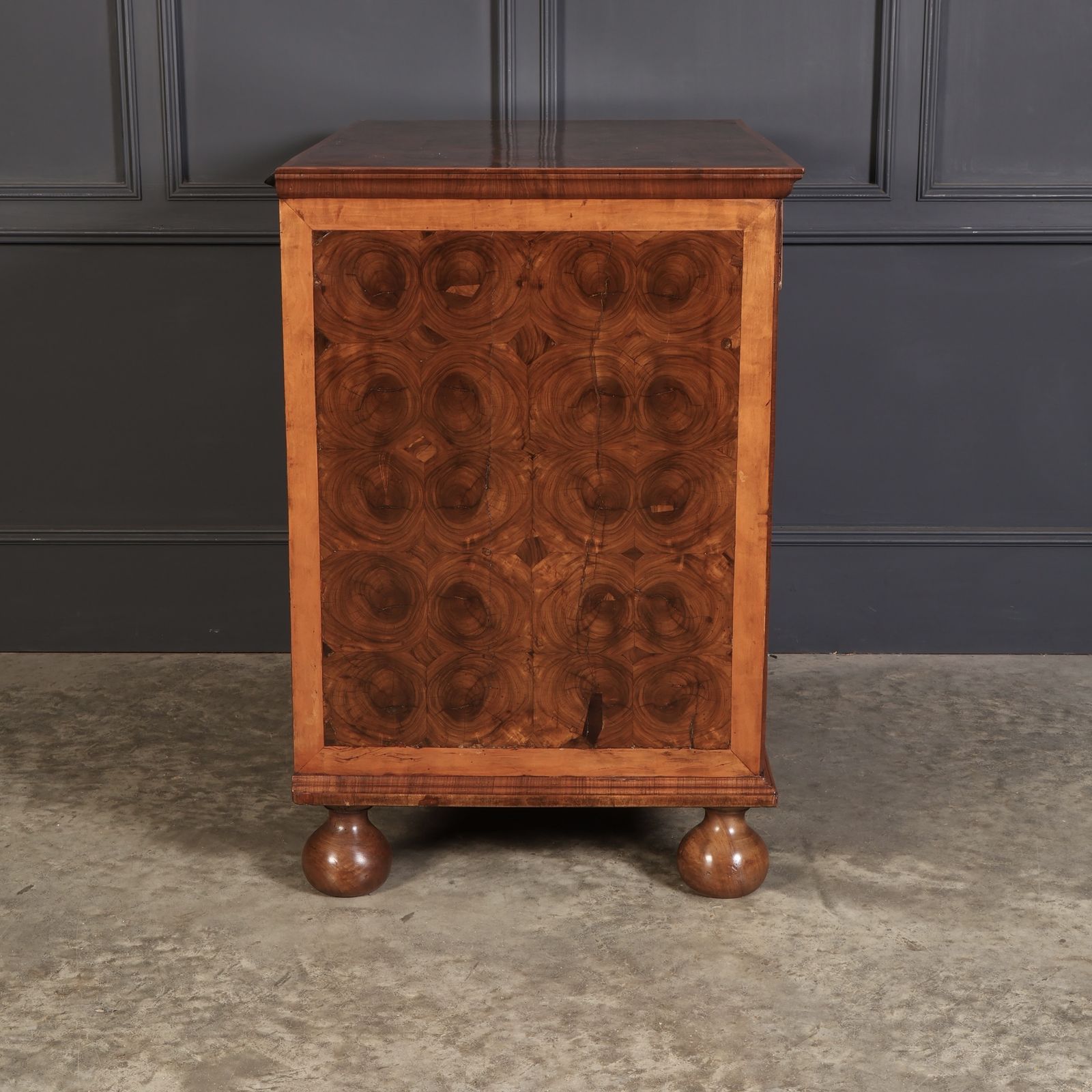 photo for sale William & Mary Walnut Oyster Chest