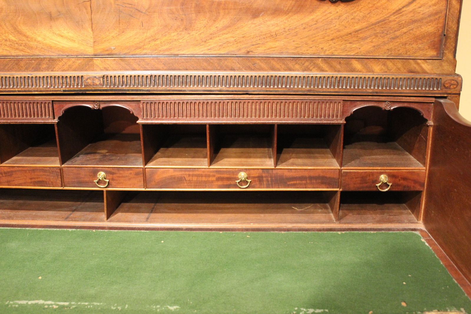 Late 18thc. Mahogany Secretaire Chest On Chest photo for sale
