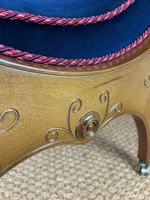 Sleigh Style Bedroom Chair photo for sale
