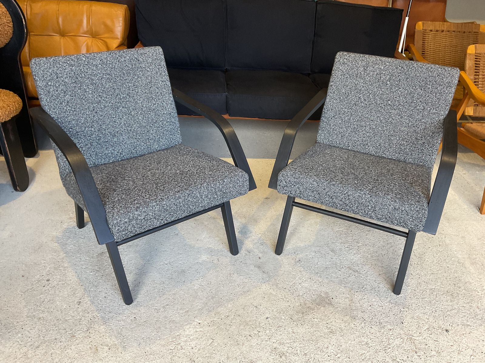 photo for sale Brussels Expo 58 Mid Century Armchairs By Jiří Jiroutek For Jitona, 1960s, Set Of 2
