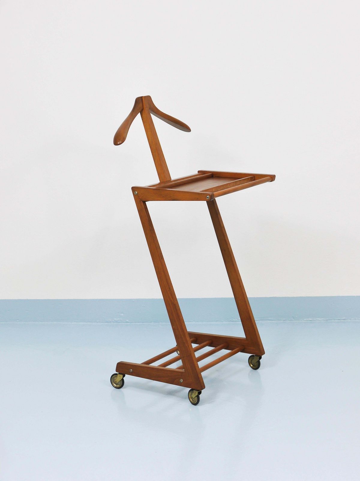 Mid Century Zigzag Clothing Valet Dressing Stand By Opal, Germany, 1950s photo vinterior