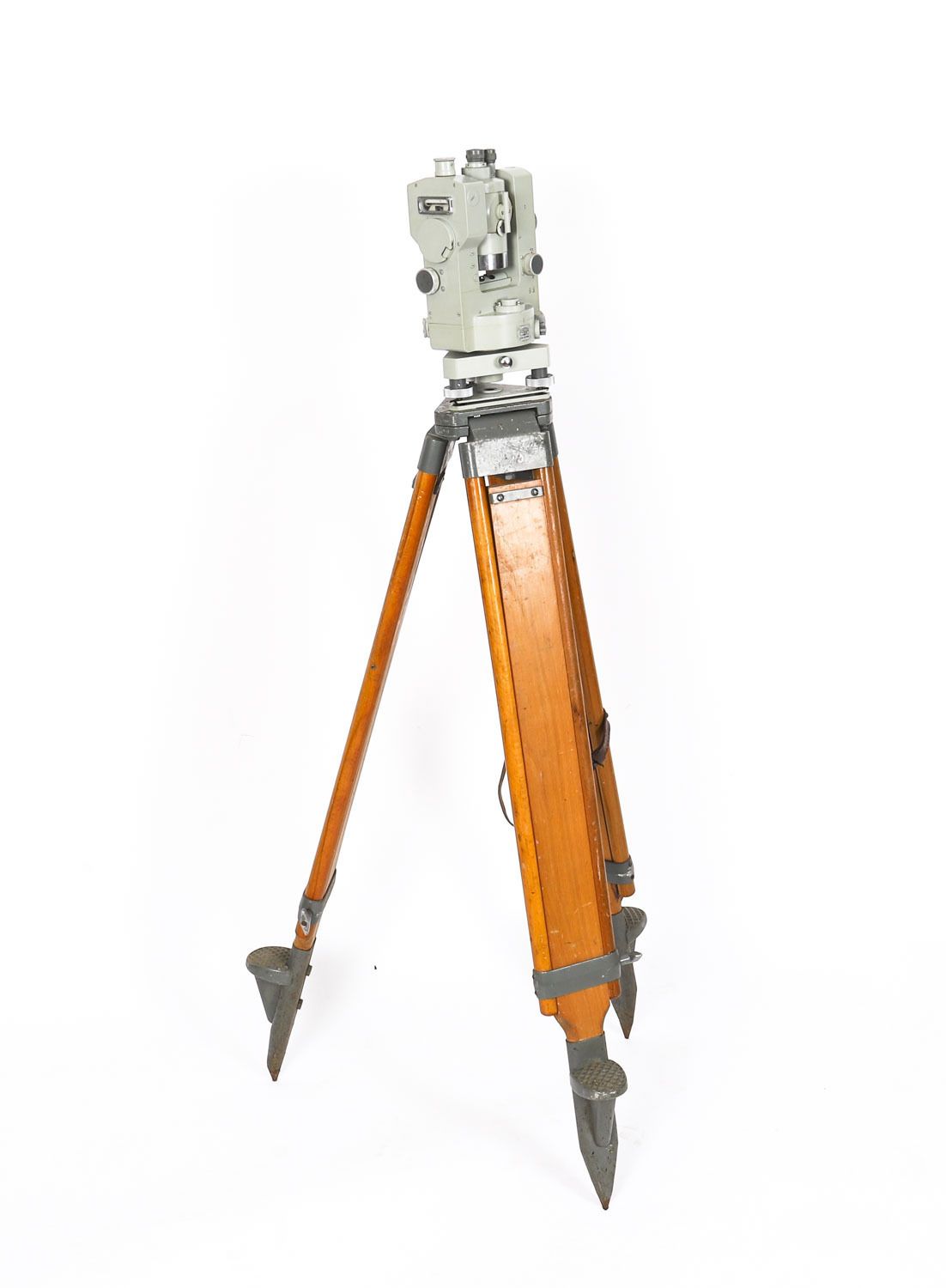Vintage Carl Zeiss 'Theo 010' Theodolite & Tripod & Case  Mid 20th C photo Home Decor