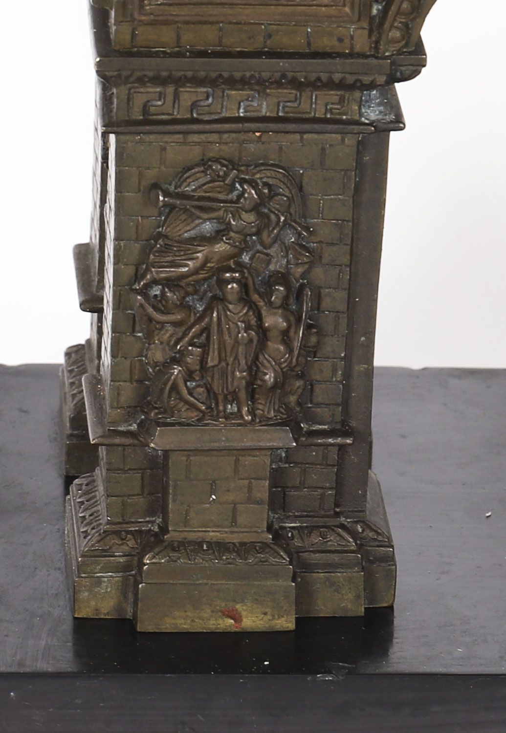 Antique French Bronze Grand Tour Model Of The Arc De Triomphe 19th C photo vinterior