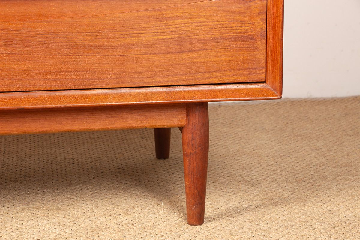 Danish Teak Chest Of Drawers, 4 Drawers By Arne Vodder For Sibast 1960. photo furniture