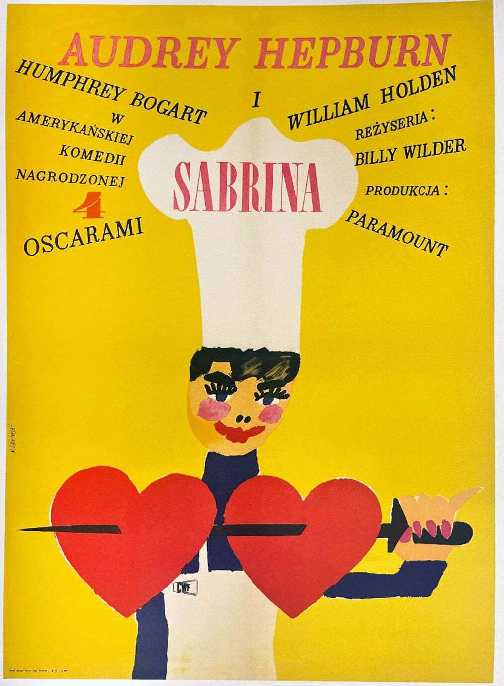Sabrina (Polish)  Original Vintage Poster