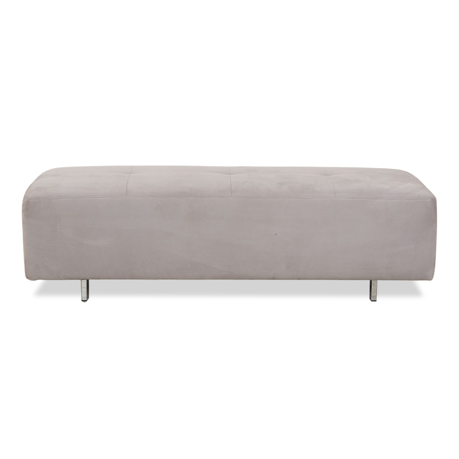 photo for sale Tabouret Ewald Schillig en tissu gris