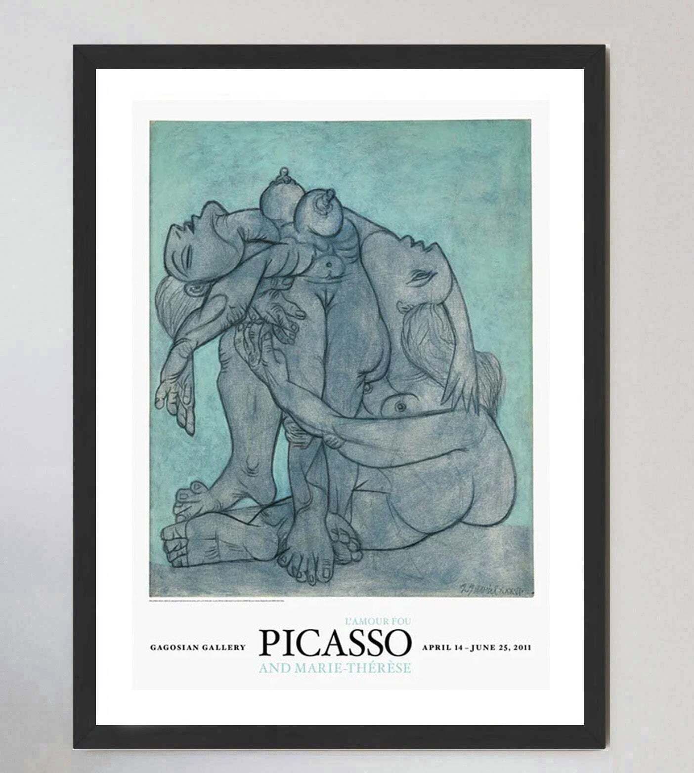 Pablo Picasso   Gagosian Gallery New York Original Vintage Poster photo furniture