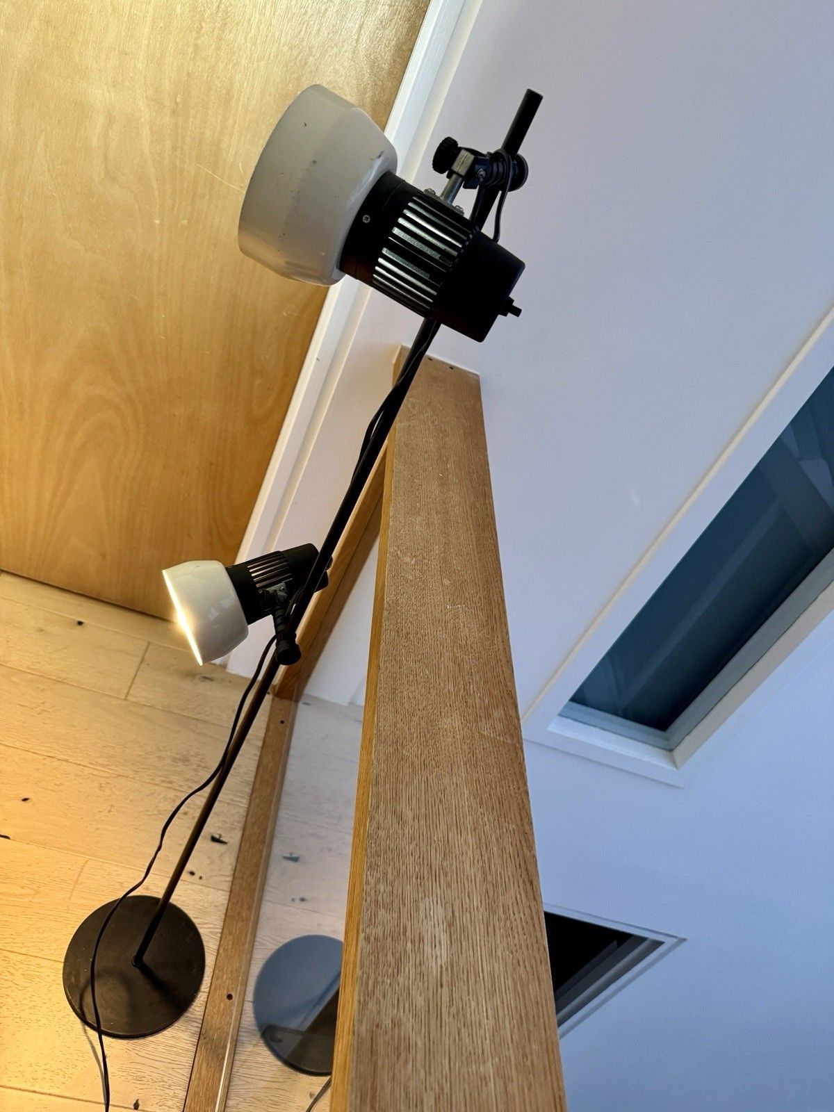 Vintage 1970s Prova Twin Spotlight Floor Lamp Made In Denmark photo Lighting