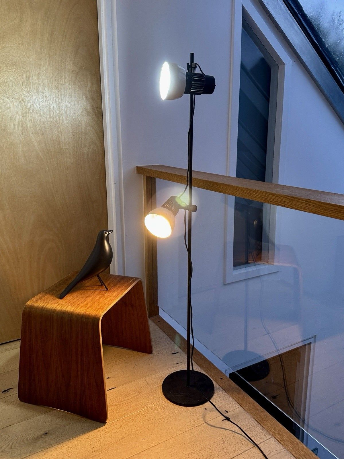 photo furniture Vintage 1970s Prova Twin Spotlight Floor Lamp Made In Denmark