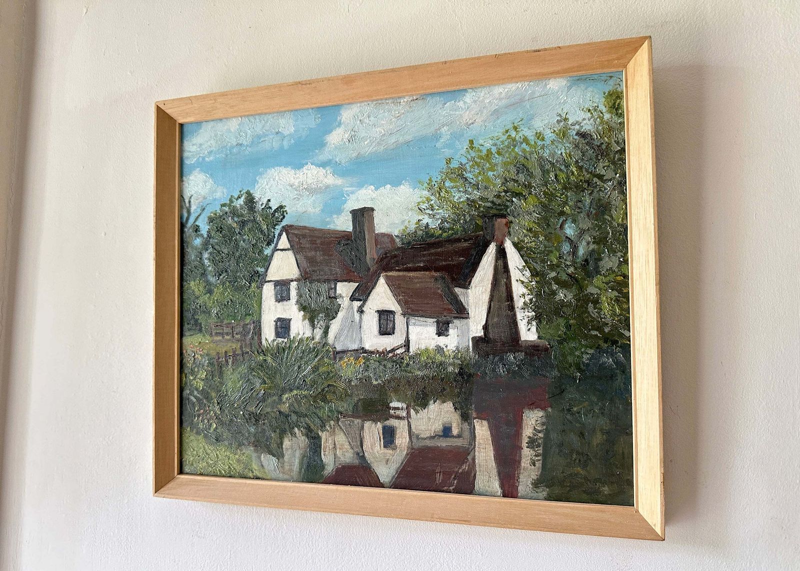 Willy Lott's Cottage Oil Painting photo Art