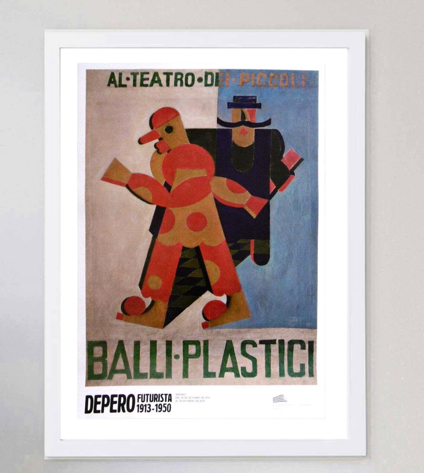 Fortunato Depero   Futurista Original Vintage Poster photo for sale