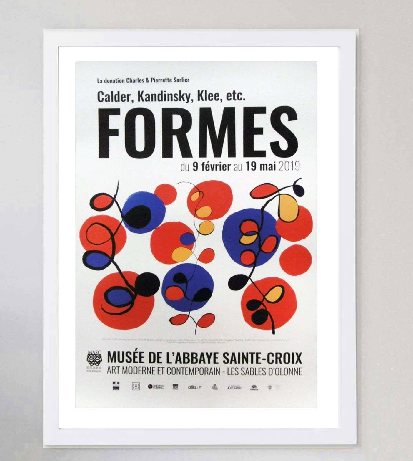 Calder, Kandinsky, Klee   Formes   Musee De L'abbaye Saint Croix Original Vintage Poster photo for sale