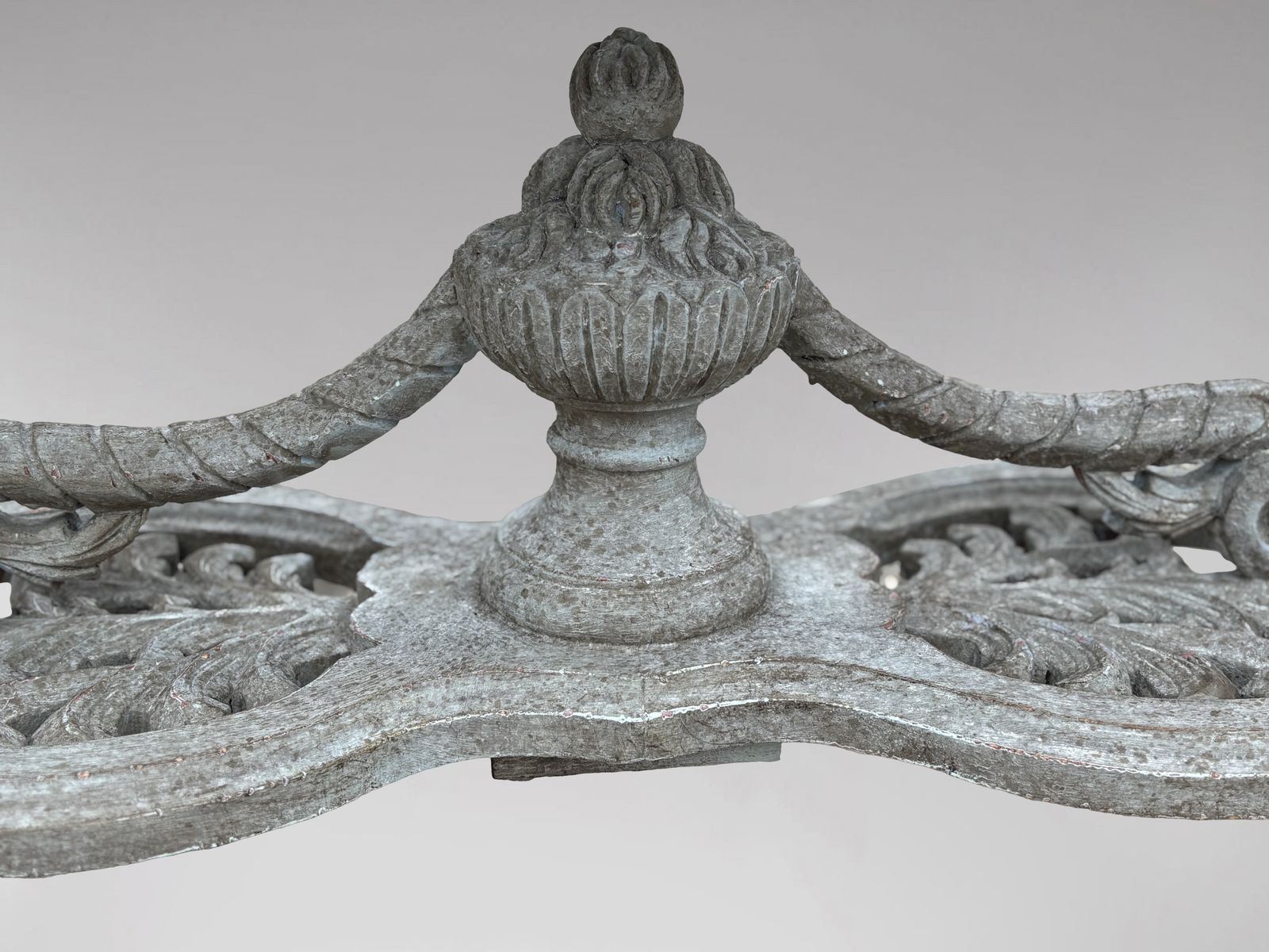 French Louis XIV Style Carved Painted Console photo Furniture