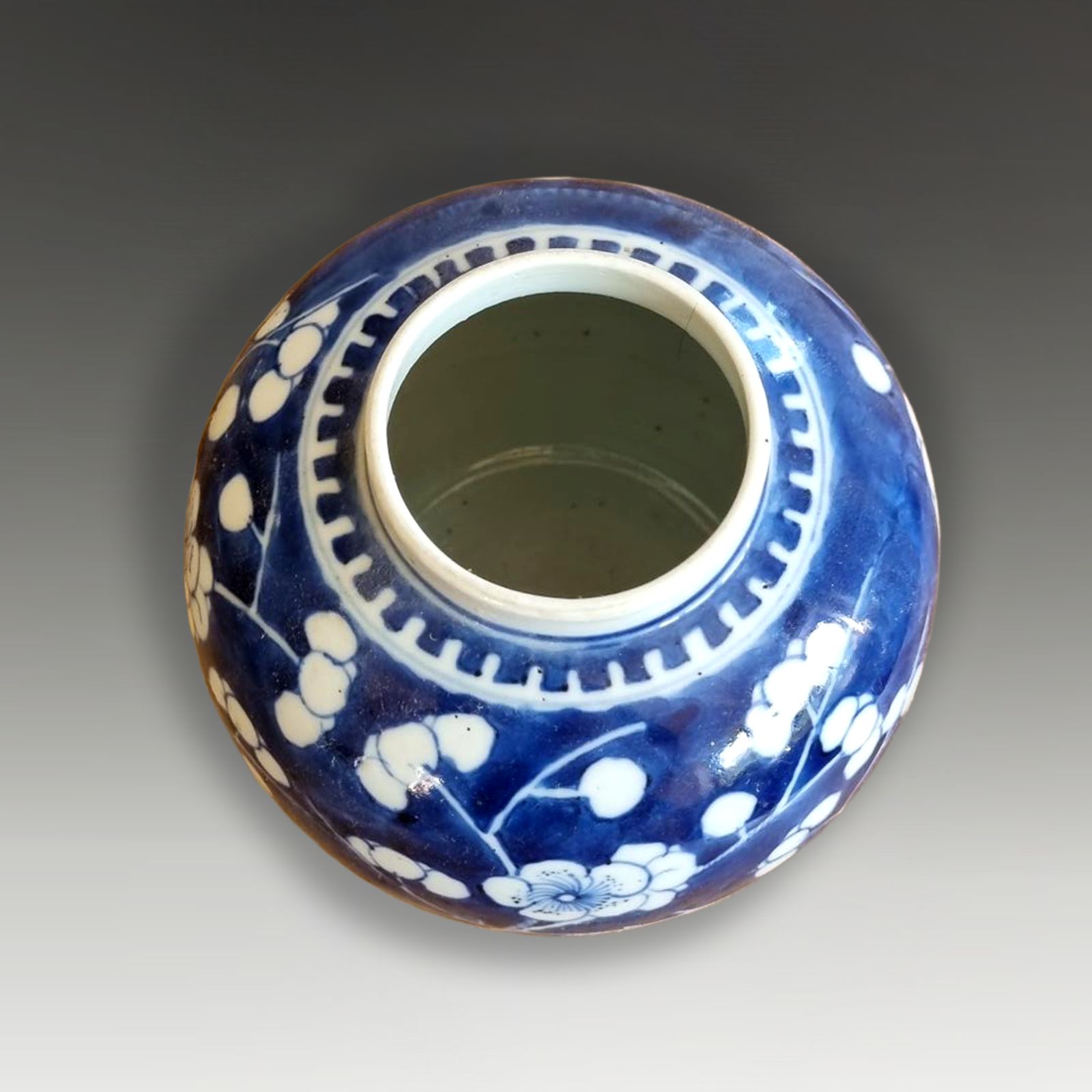 Chinese Kangxi Revival 19th C Decorative Ginger Jar Superb Quality 16cm (6.5") H photo 145.0