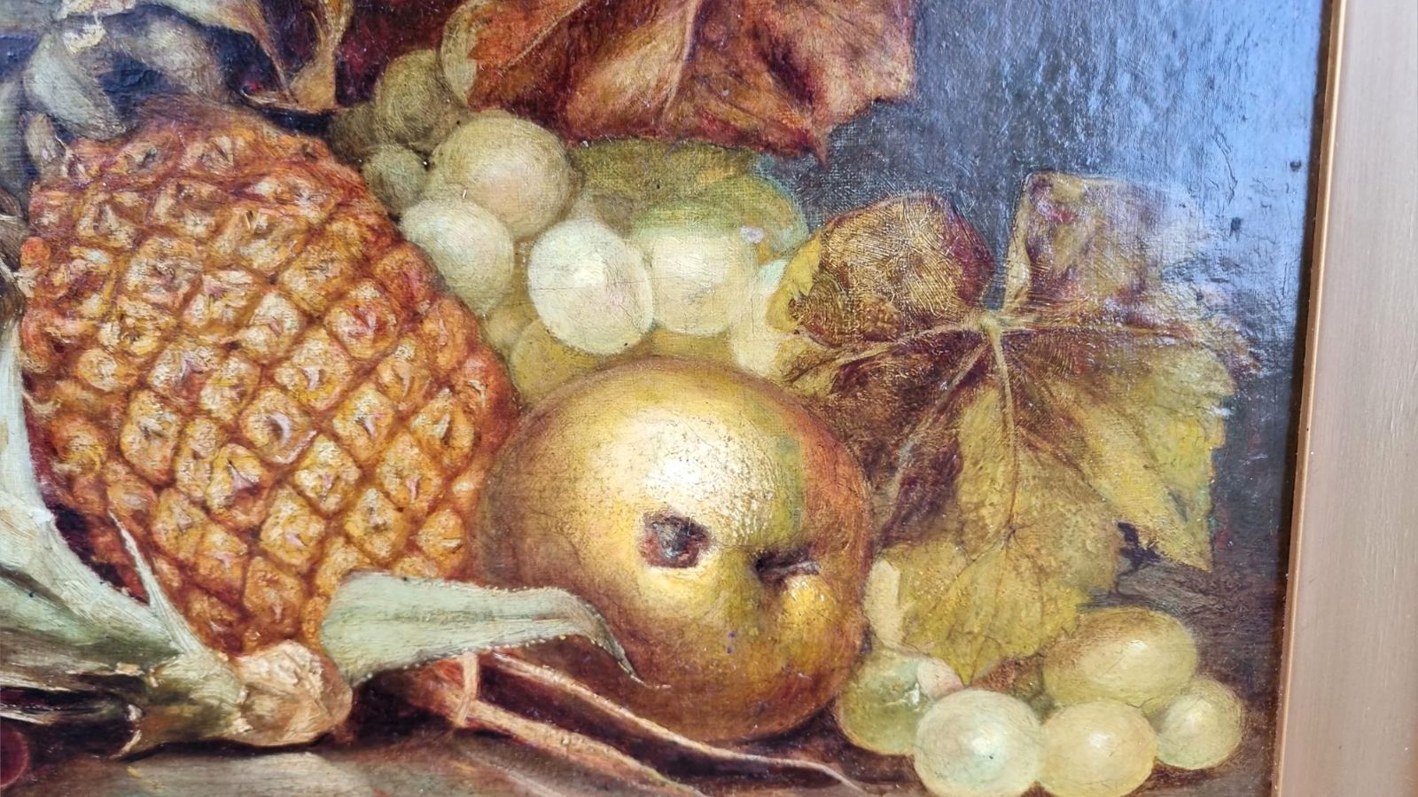Still Life Oil On Canvas  George Lance  1838 Famous British Artist 65cm X 55cm photo for sale