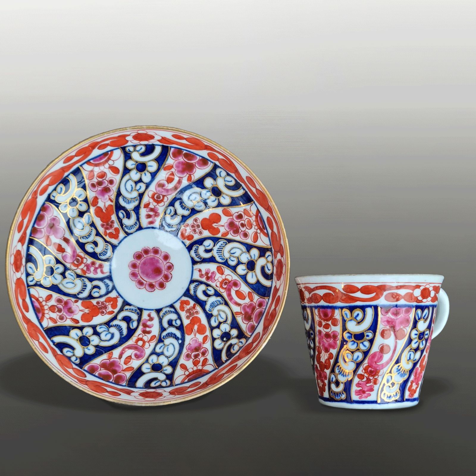 Early Worcester "Queen Charlotte" Barr Period Cup And Saucer Circa 1795. Superb photo furniture