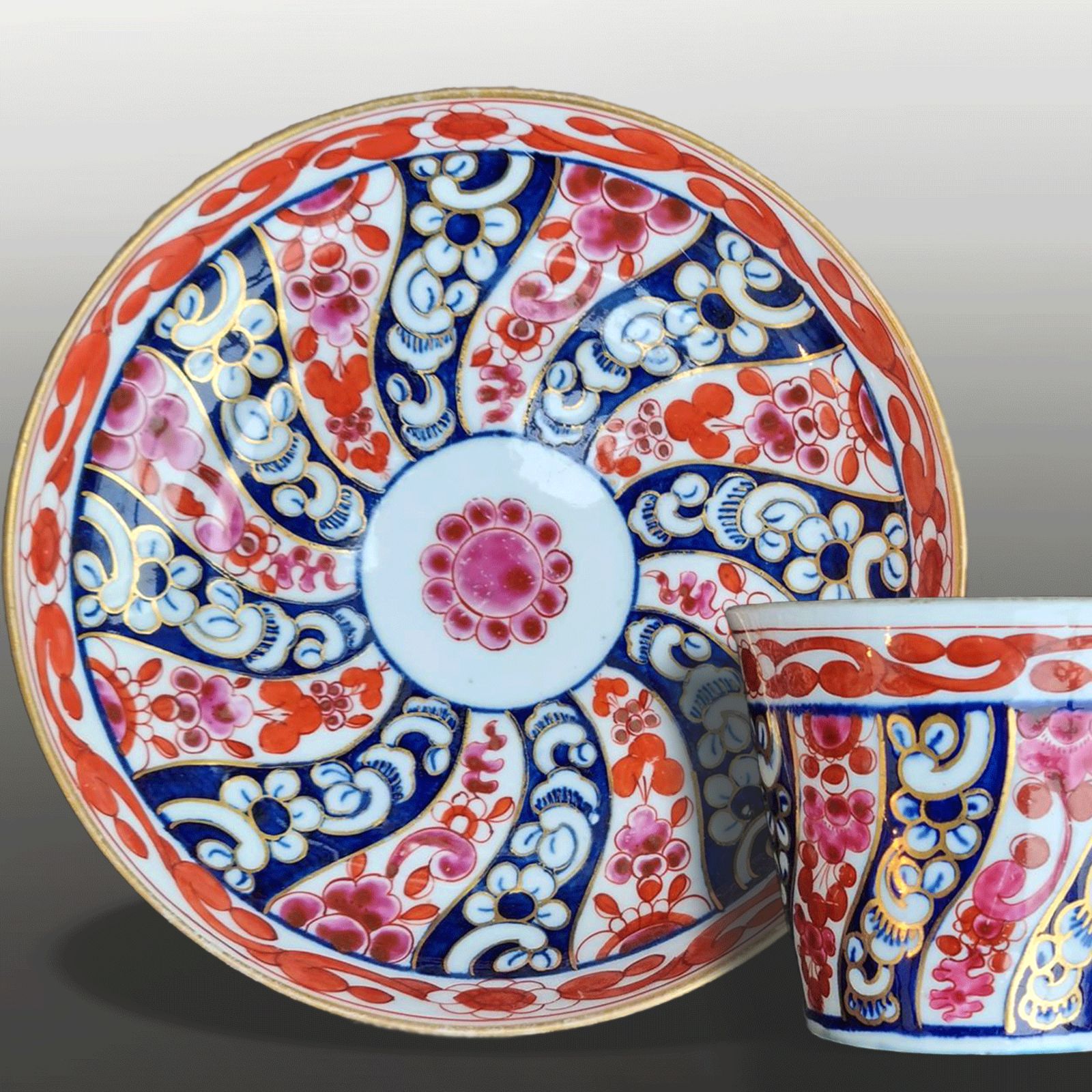 Early Worcester "Queen Charlotte" Barr Period Cup And Saucer Circa 1795. Superb photo for sale